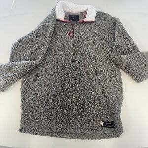Southern Marsh Gray Sherpa Pullover